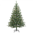 Kunstigt Hinged Juletræ 180 cm 300 LED'er Varm hvid