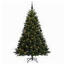 Kunstigt juletræ med julekugle 240 cm 300 LED'er Varm hvid