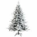 Kunstigt juletræ med julekugle 180 cm 300 LED'er Varm hvid