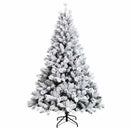 Kunstig juletræ med kugler 240 cm 300 LED'er Varm hvid