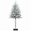 Kunstig juletræ med kugler 180 cm 300 LED'er Varm hvid