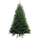 Kunstig juletræ med kugler 180 cm 300 LED'er Varm hvid