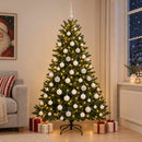 Kunstigt juletræ med julekugle 240 cm 300 LED'er Varm hvid