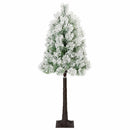 Kunstigt hængslet juletræ med julekugler 180 cm 300 LED'er