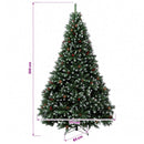 Kunstigt juletræ grønt med julekugler 300 cm 600 LED'er