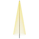 LED juletræ 385 cm 1148 LED'er Varm hvid Jern Sort