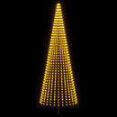 LED juletræ 385 cm 1148 LED'er Varm hvid Jern Sort
