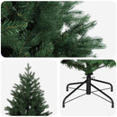 Kunstigt Hinged Juletræ 150 cm PVC og metal Grøn