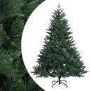 Kunstigt Hinged Juletræ 180 cm PVC og metal Grøn