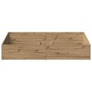 Sengeomkransning til justerbar sengebund Artisan-eg 70 x 200 cm