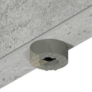 Sengeomkransning til justerbar sengebund Betongrå 80 x 200 cm