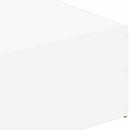 Sengeomkransning til justerbar sengebund Hvid 90 x 200 cm