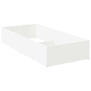 Sengeomkransning til justerbar sengebund Hvid 90 x 200 cm