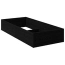 Sengeomkransning til justerbar sengebund Sort eg 100 x 190 cm