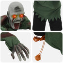 Halloween Kravlende Zombie SPOOKA Grøn 110 x 50 x 21 cm