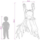 Halloween Kravlende Zombie SPOOKA Sort 41 x 130 x 24 cm