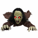 Halloween-zombie SPOOKA Brun 94 x 130 x 29 cm Plastik og stof