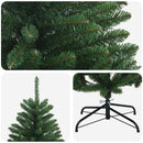 Kunstigt Hinged Juletræ 180 cm PVC Mellemgrøn