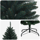 Kunstigt Hinged Juletræ 180 cm PVC Mørkegrøn