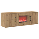 Elektrisk pejs Artisan-eg 110 x 30 x 36,5 cm Konstrueret træ