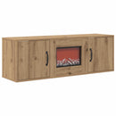 Elektrisk pejs Artisan-eg 110 x 30 x 36,5 cm Konstrueret træ