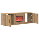 Elektrisk pejs Artisan-eg 110 x 30 x 36,5 cm Konstrueret træ