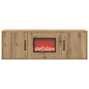 Elektrisk pejs Artisan-eg 110 x 30 x 36,5 cm Konstrueret træ