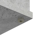 Elektrisk pejs Beton 114 x 18 x 58,5 cm Konstrueret træ