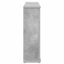 Elektrisk pejs Beton 114 x 18 x 58,5 cm Konstrueret træ