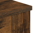 Elektrisk pejs Røget eg 114 x 18 x 58,5 cm Konstrueret træ