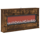 Elektrisk pejs Røget eg 114 x 18 x 58,5 cm Konstrueret træ