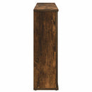 Elektrisk pejs Røget eg 114 x 18 x 58,5 cm Konstrueret træ