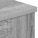Elektrisk pejs Grå Sonoma 114 x 18 x 58,5 cm Konstrueret træ