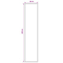 Runner Tæppe FLORNES Vævet Rød Diamanter 80 x 400 cm PP 7 mm