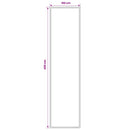 Runner Tæppe FLORNES Vævet Rød Diamanter 100 x 450 cm PP 7 mm