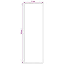 Runner Tæppe FLORNES Vævet Blå Diamanter 67 x 200 cm PP 7 mm