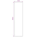 Runner Tæppe FLORNES Vævet Brun Blade 67 x 300 cm PP 7 mm