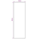 Runner Tæppe FLORNES Vævet Grå Mønster 100 x 350 cm PP 7 mm