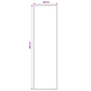 Runner Tæppe FLORNES Vævet Grå Mønster 100 x 400 cm PP 7 mm