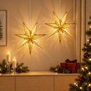 Julebelysning RAAHE 2 stk. 10 LED'er Varm hvid 60 x 6 x 60 cm