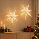 Julebelysning RAAHE 2 stk. 10 LED'er Varm hvid 60 x 6 x 60 cm