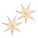 Julebelysning RAAHE 2 stk. 10 LED'er Varm hvid 60 x 6 x 60 cm