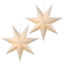 Julebelysning RAAHE 2 stk. 10 LED'er Varm hvid 45 x 6 x 45 cm