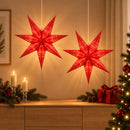 Julebelysning RAAHE 2 stk. 10 LED'er Varm hvid 45 x 6 x 45 cm