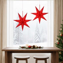Julebelysning RAAHE 2 stk. 10 LED'er Varm hvid 60 x 6 x 60 cm