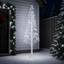 Starburst-juletræ Hvid 25 x 25 x 240 cm Plastik 688 LED'er