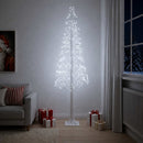 Starburst-juletræ Hvid 25 x 25 x 240 cm Plastik 688 LED'er