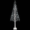 Starburst-juletræ Hvid 25 x 25 x 240 cm Plastik 688 LED'er