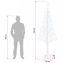 Starburst-juletræ Hvid 25 x 25 x 240 cm Plastik 688 LED'er
