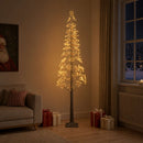Starburst-juletræ Brun 25 x 25 x 210 cm Plastik 560 LED'er